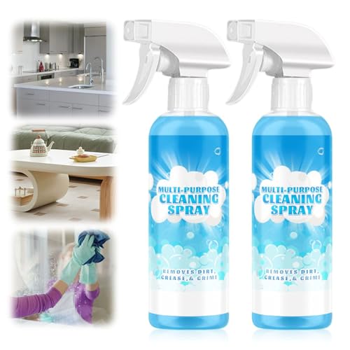 Kitchen Heavy Oil Cleaner,Grime & Grease Removal Spray,All-Purpose Bubble Cleaner Spray for Home