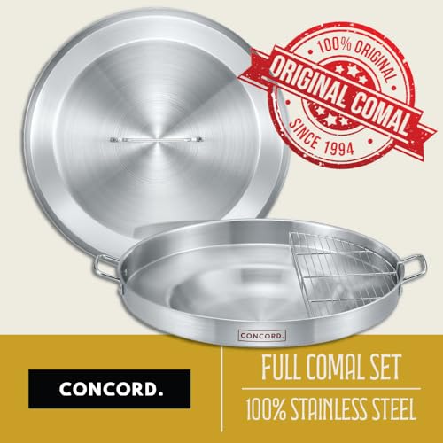Concord Comal 22" Stainless Steel Kitchen Utensils Set of 8 - Image 8
