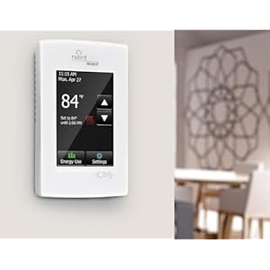 nVent Nuheat Home AC0056 Programmable Touchscreen Thermostat, for Radiant Heated Floors, 120V/ 240V Cables, with an Extra OJ Electronics Floor Heating Temperature Sensor and Built-in GFCI nVent Nuheat Home AC0056 Programmable Touchscreen Thermostat for Radiant Heated Floors 120V 240V Cables with an Extra OJ Electronics Floor Heating Temperature Sensor and Built in GFCI