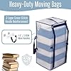 VENO 10 Pack Heavy Duty Moving Bags with Backpack Straps, Zippers & Handles, Extra Large Packing Bags for College Dorm Essentials, Moving Supplies Alternative to Cardboard Moving Boxes #2