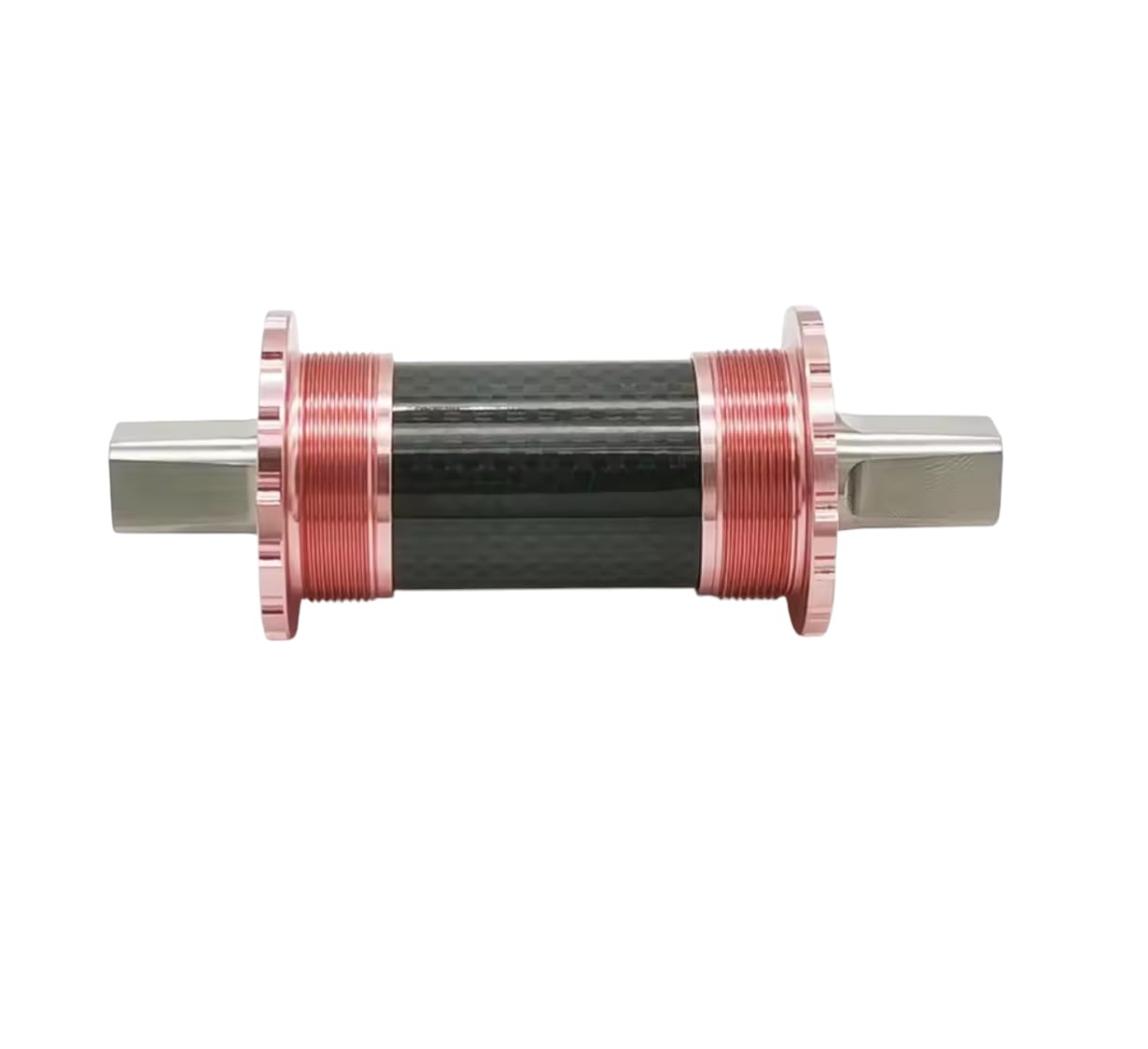 Titanium + Carbon Bottom Bracket for BROMPTON 150 grams (Pink)