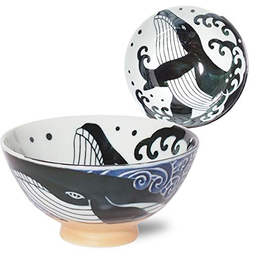 Bol de surf bleu 11,9 cm Minoru Touki bol à riz en céramique