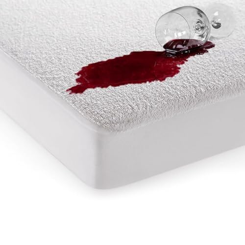 Threadmill Premium Waterproof Mattress Protector for California King Size Bed - Soft, Cooling, Noiseless, Machine Washable, Fitted Mattress Cover with Deep Pockets to Fit 8-20 inch Mattress