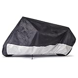 Budge Sportsman Motorcycle Cover, Black, Waterproof, Universal Fit, Fits up to 114', Model: MC-8
