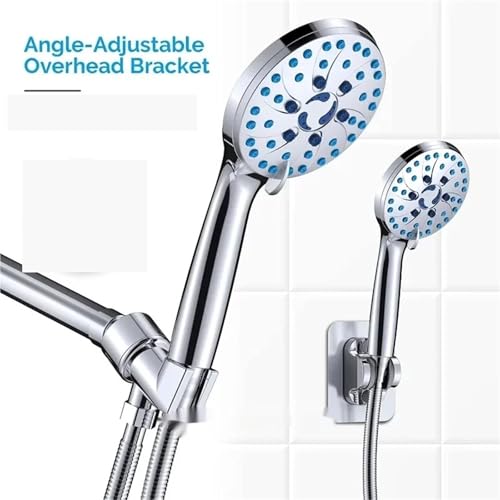 Pomme de douche à main haute pression avec jets réglables pour optimiser la pression d'eau - 4