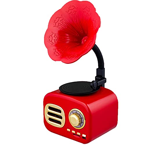 ROLTIN Ornements de Gramophone Vintage, Haut-parleurs créatifs, Tourne-Disque avec Haut-Parleur Bluetooth à Corne de cuivre et Caisson de Basses Aux-in/USB/Compatibilité - Les Beatles, Paul McCartney, John Lennon, RIngo Starr, George Harrison ROLTIN Ornements de Gramophone Vintage, Haut-parleurs créatifs, Tourne-Disque avec Haut-Parleur Bluetooth à Corne de cuivre et Caisson de Basses Aux-in/USB/Compatibilité