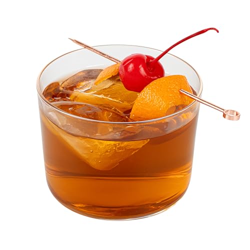 Restaurantware Rocks Glasses 24 Count 7.5 Ounces Handcrafted Spanish Style Tumblers Dishwasher Safe Versatile Drinkware Crystal-Clear Glass for Cocktails and Wine Sheer Rim Design Clear by Restaurantware - Used condition - Image 9
