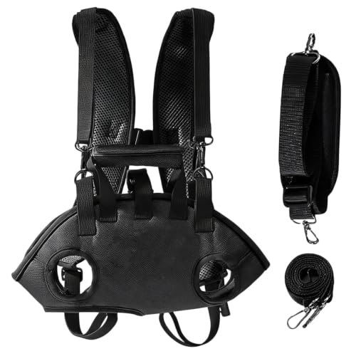 Mochila para perros ajustable con correa de 1,5m para mascotas 2