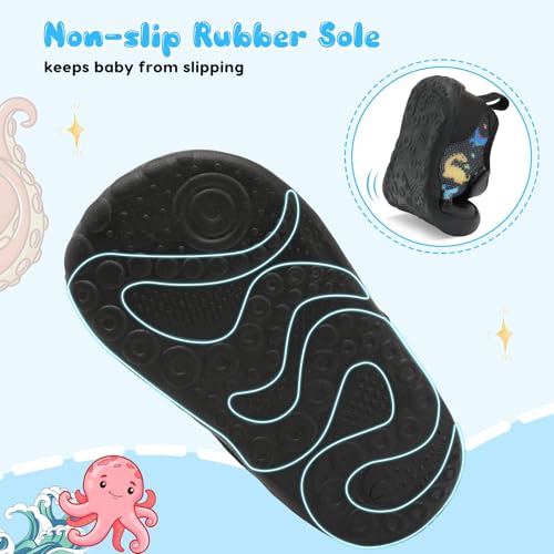 Image of Scurtain Baby Shoes Boy Girl First Walking Shoe Infant Crib Breathable Sneakers Lightweight Barefoot Shoes for Babies