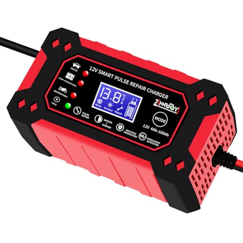ZHSDMB Mantenitore Batteria Moto per Honda Monkey 50 2002-2017, Carica Batterie con Display Intelligente Arresto Automatico Protezioni Batteria Piombo
