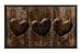Produktbild Hanse Home Fußmatte Schmutzfangmatte Hearts Braun Grau, 45x75 cm
