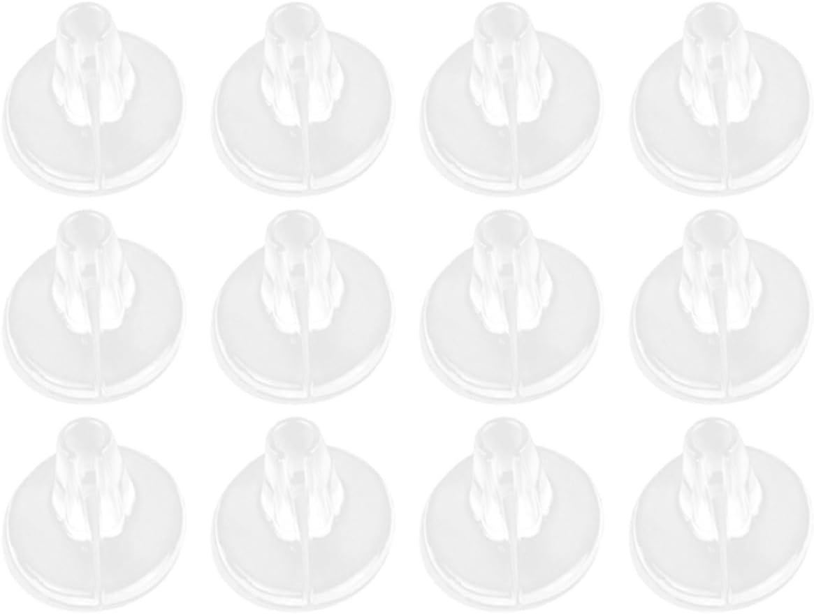 Generic 12pcs Gel Toe Cushions for Thong Sandals, Flexible Non-Slip Forefoot Pads to Avoid Skin Friction and Protect Against Blisters, Adhesive Summer Beach Toe Guards