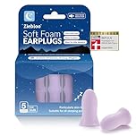 𝐓𝐎𝐏 𝟐𝟎𝟐𝟒 Ziebioo Super Soft Foam Ear Plugs for Sleep, Ergonomic Design, 36dB SNR Noise Cancelling Hypoallergenic Earplugs for Snoring Blocking, Flying, Studying, Work