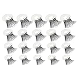 NUOBESTY 20pcs Diy Safety Doll Eyelashes - Decorative 12mm 14mm 16mm 18mm Lashes For Handmade Crochet Amigurumi Plush Puppet Crafting Stuffed Animal Accessories