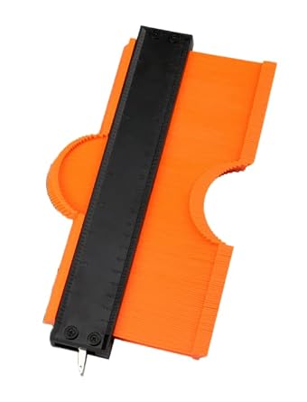 10 InchesPattern Gauge Contour Gauge with Self-Lock High Precision Curved Ruler Outline Copy DIY Measuring Tool 10 Inches Not Linkable