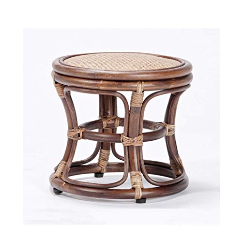 Cdyd Storage Stool - Folding Storage Ottoman, Versatile Space-Saving Storage Toy Box Creative Rattan Ottoman #TOP18