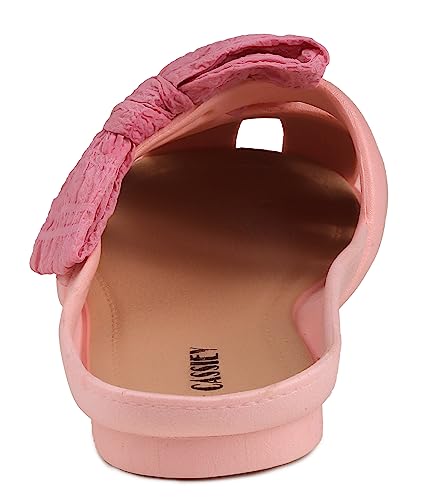 Image of CASSIEY Fashion Slippers For Women slipper Printed Bow design Slip on Flat Sandals