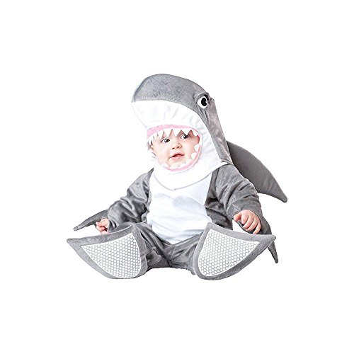 InCharacter Costumes, Silly Shark, Grey/White, Infant Large