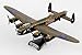 Daron Worldwide Trading Postage Stamp RAF Lancaster 1/150 Just Jane Airplane Model