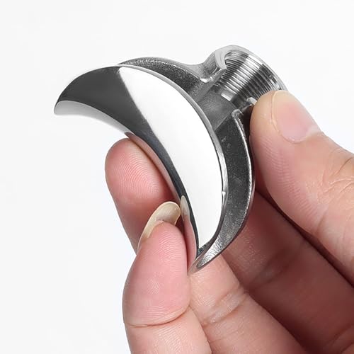 Aramox Stainless Steel Portafilter Spout, Portafilter Spout Replacement for Expobar Semi Automatic Coffee Machine, Easy Clean Design for Home Baristas and Cafe Use (2 Way Screw 1.0MM) - Image 4