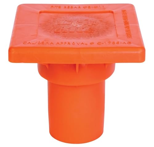 Construction Rebar Impalement Protective Safety Cap - OSHA Approved #3-#11 Rebar Type S - OSHA Square - (10M-25M) (100, Pack of 100)