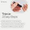 Nail Clippers for Thick Nails - 2 Pack Heavy Duty Toenail & Fingernail Clippers for Men Precision Stainless Steel Cutter Set with Travel Case (Black)