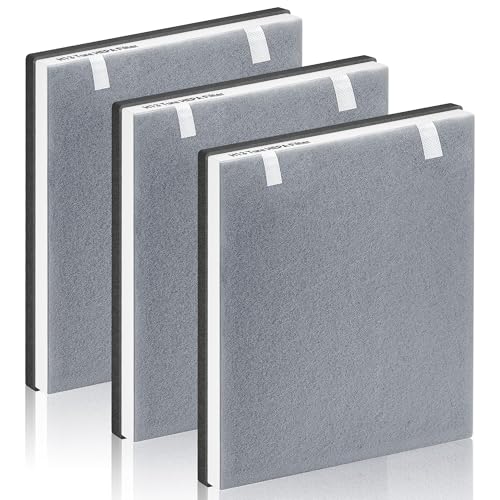 Vital 100 Replacement Filter for LEVOIT Air Purifier, 3-in-1 Pre, H13 High-Efficiency Activated Carbon Filtration System, Replace Part # Vital 100-RF, Pack of 3, By Improvedhand
