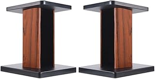 Speaker Racks，Audio Stand Sound Rack Wooden Rack Floor Small Bookshelf Speaker Rack Multimedia Rack Suitable for Surround Sound and Bookshelf Speakers Audio Loudspeaker Stands，Bookshelf Speakers