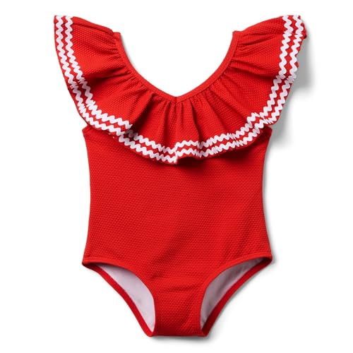 Image of Janie and Jack Girls' Girls Popcorn Onepiece Swim (Toddler /Little Kid /Big Kid)