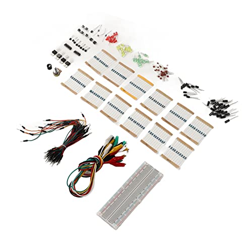 Kit composants électroniques avec breadboard et résistances pour DIY