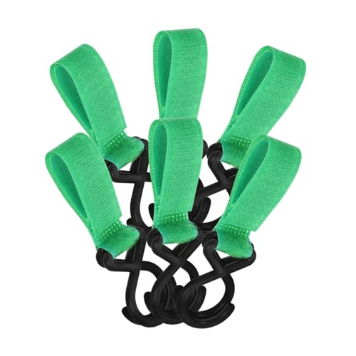 RORPOIR Hanging Stroller Hooks 6 Pack Nylon Hooks for Bag Purse Shopping Bag Stable Firm Stroller Accessory