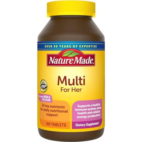 Nature Made Women’s Multivitamin Tablets, 300 Count for Daily Nutritional Support