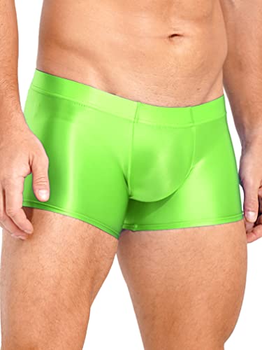 Men's Underwear Ice Silk Boxer Breathable Seamless Transparent Briefs Smooth Underpants3
