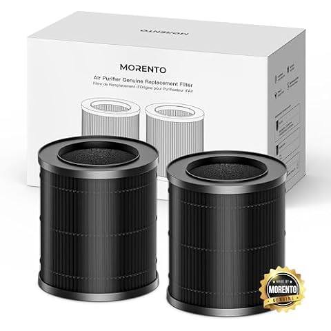 MORENTO 2 Pack MR2566 Genuine Air Purifier Replacement Filter for MR2566 Air Purifier, Original… — $19.99 (17% off)