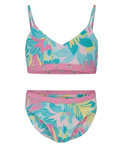 Image of Billabong Girls' Two-piece Bikini Swimsuit Set, UPF 50+ Sun Protection, Quick-Dry Bathing Suit