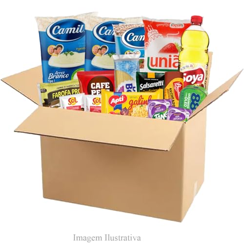 Cesta Básica Alimentos Essenciais 16 Itens - Marcas Premium