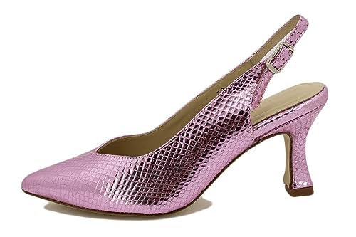 Salon cuir noir PieSanto 230181 femme escarpin confortable grande largeur