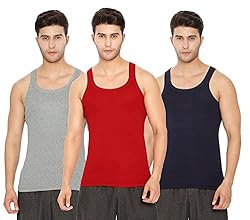 Lux Cozi Xylo Men Assorted Vest (Pack of 3)