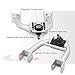 AJP Distributors 2PCS Suspension Front Upper Adjustable Tubular Steel Control Arm Camber Kit Silver Compatible/Replacement For Civic Del Sol/Integra 1992 1993 1994 1995 1996 1997 1998 1999 2000 2001