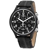 [タイメックス]MK1 スチール クロノ 42mm ブラック クォーツ 腕時計 TW2R68700 [正規輸入品]