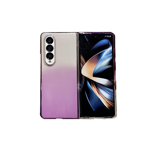 Coque de luxe Samsung Galaxy Z Fold 4 rigide transparente et colorée
