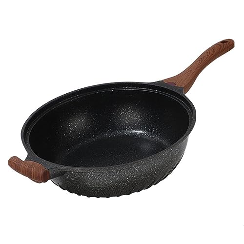 Wok con revestimiento antiadherente granito negro 32 cm