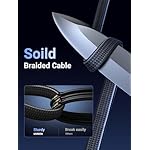 UGREEN Cat 8 Ethernet Cable 3FT, Flat High Speed 40Gbps 2000Mhz Internet Cable 26AWG Braided Network Cord RJ45 Shielded Indoor LAN Cables Compatible for Gaming PC PS5 Xbox Modem Router 3FT - Image 5