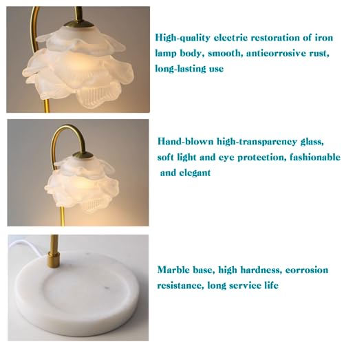 Lampe électrique pour bougies cire de soja avec socle marbre stable - 3