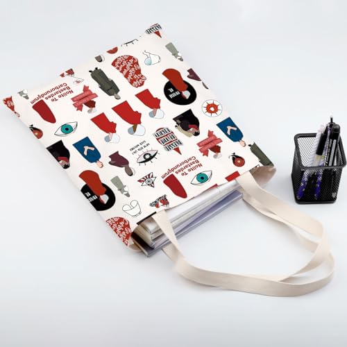 FEELMEM Handmaid TV Show Inspired Gift Tote Bag Feminist Gift Handmaid Merchandise For The Handmaid Movie Fans - Image 3