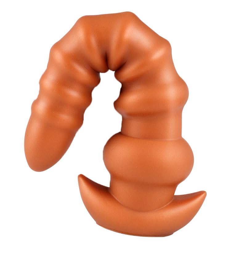 アナルプラグ アナル拡張 あなるプラグディルド ディルド 男女兼用 アンカー形(M,黒) - 画像2