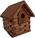 Birdhouse - Basket - Woven - With Wood Roof Amish Handmade. Functional for Birds or Decorative for Your Country Rustic Decor