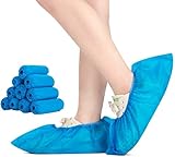 Shoe Covers Disposable Non Slip - 100 Pack Waterproof Shoe Covers, Durable Shoe Booties for Shoe...