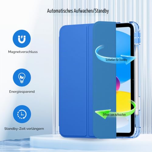 MoKo für iPad (A16) 11. Generation Hülle 11 Zoll 2025 mit Stifthalter – Ansicht 7