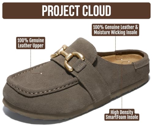 Image of Project Cloud 100% Genuine Leather Clogs for Women Footwear 2026